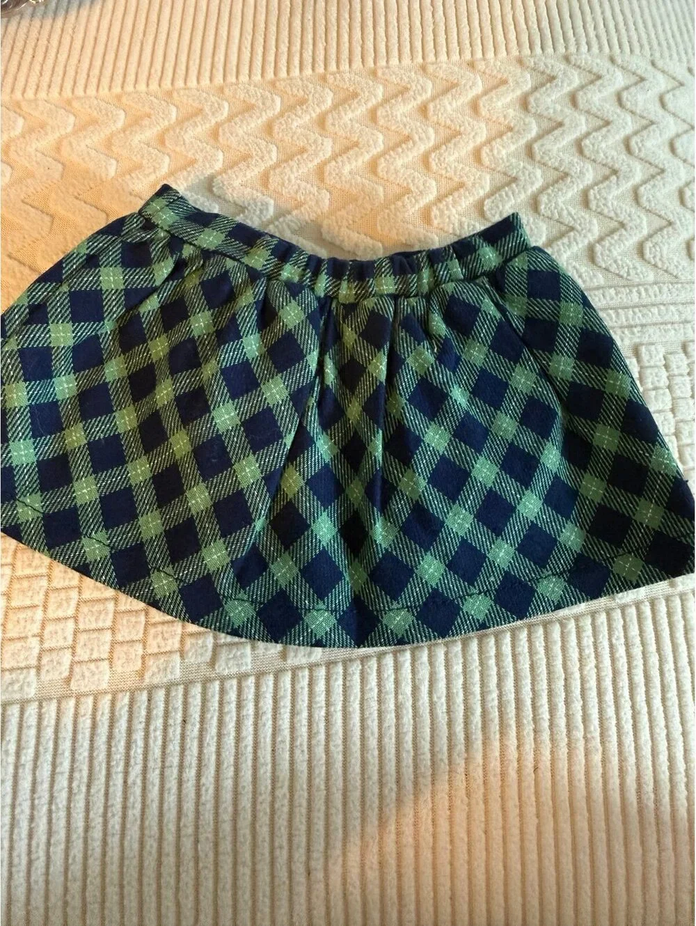 AMERICAN GIRL Doll Janie and Jack Tartan Plaid Skirt-Rel 2022/Retired 2024 B256